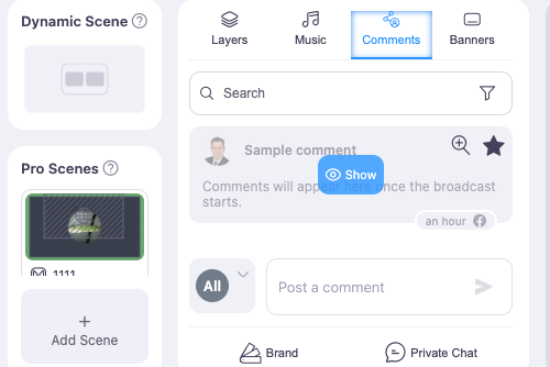 comment box settings