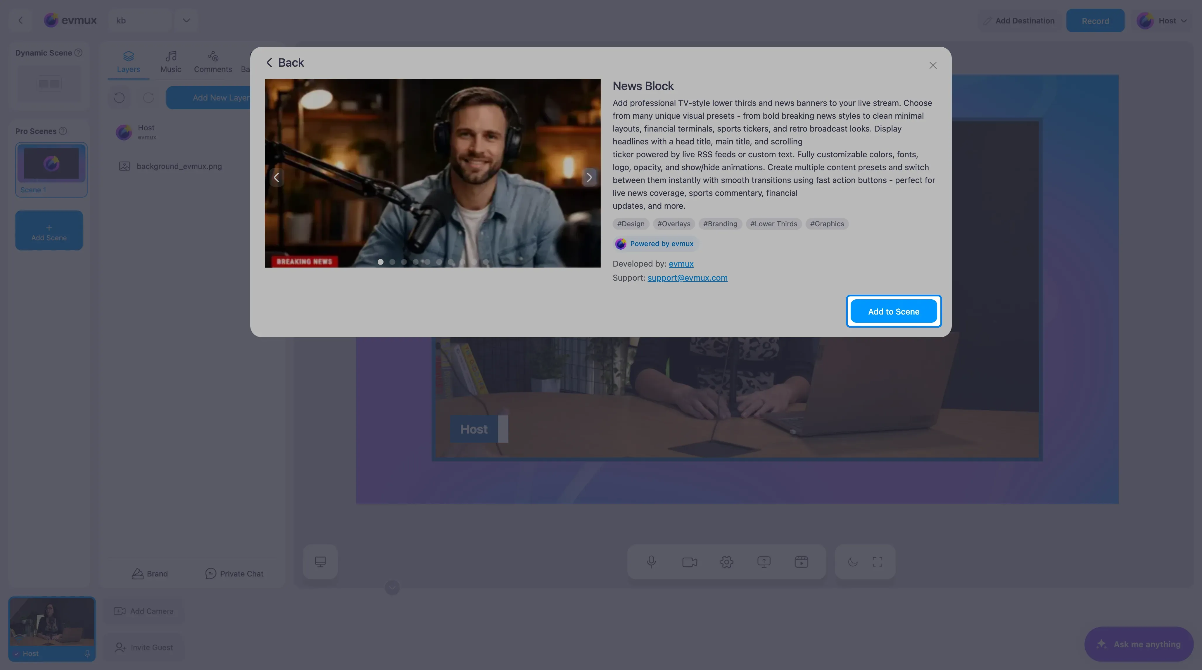 Block Widgit How to Use the News Block Widget | evmux Knowledge Base